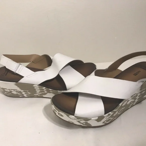 CLARKS Soft Cushion Wedges-size US 12W - Picture 7 of 8